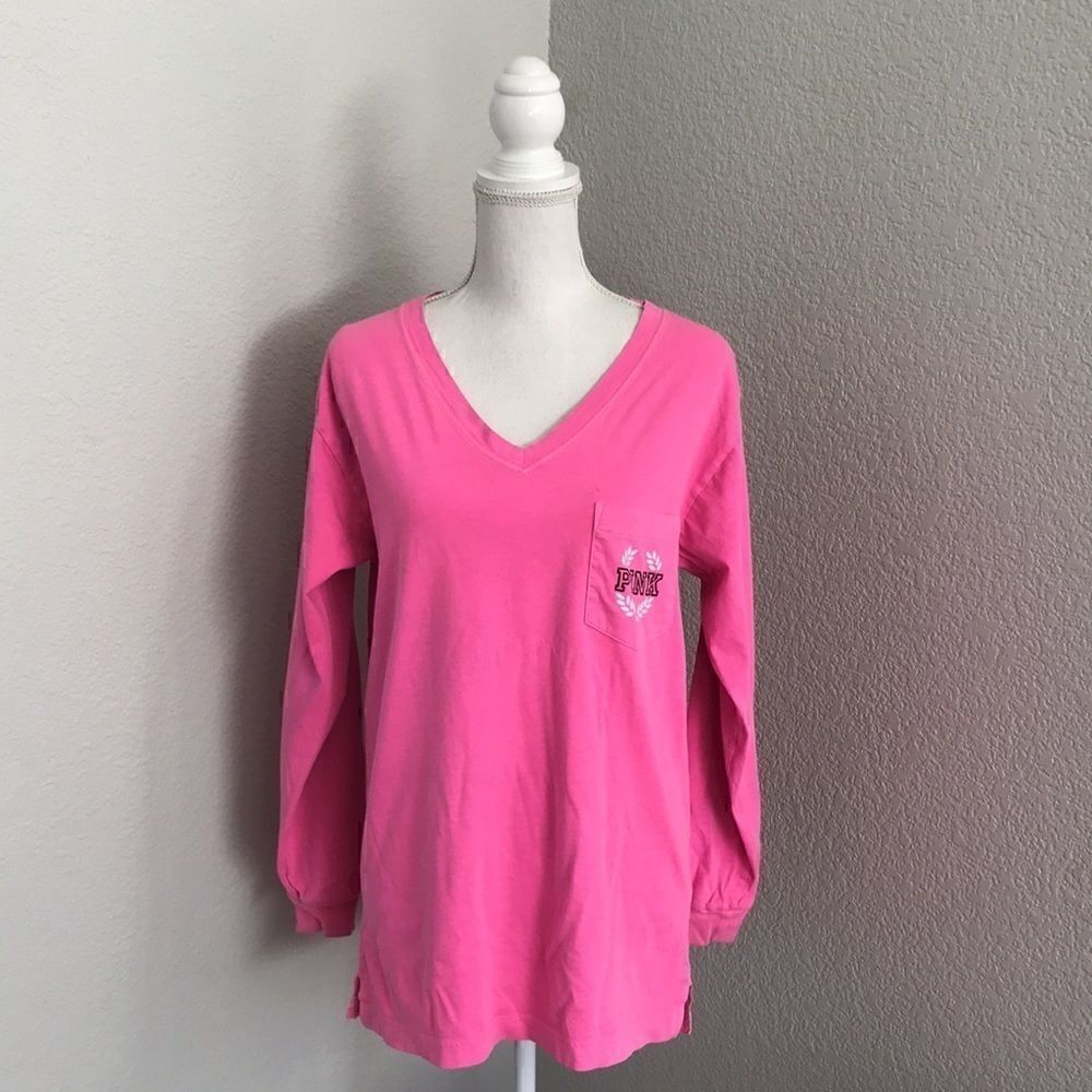 Pink by Victoria’s Secret long sleeve V-neck shirt